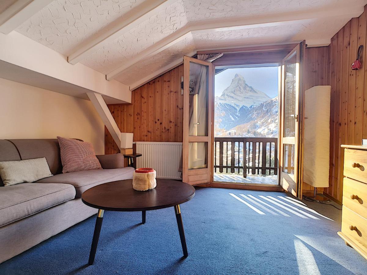 Apartment With Beautiful Views In Цермат Екстериор снимка