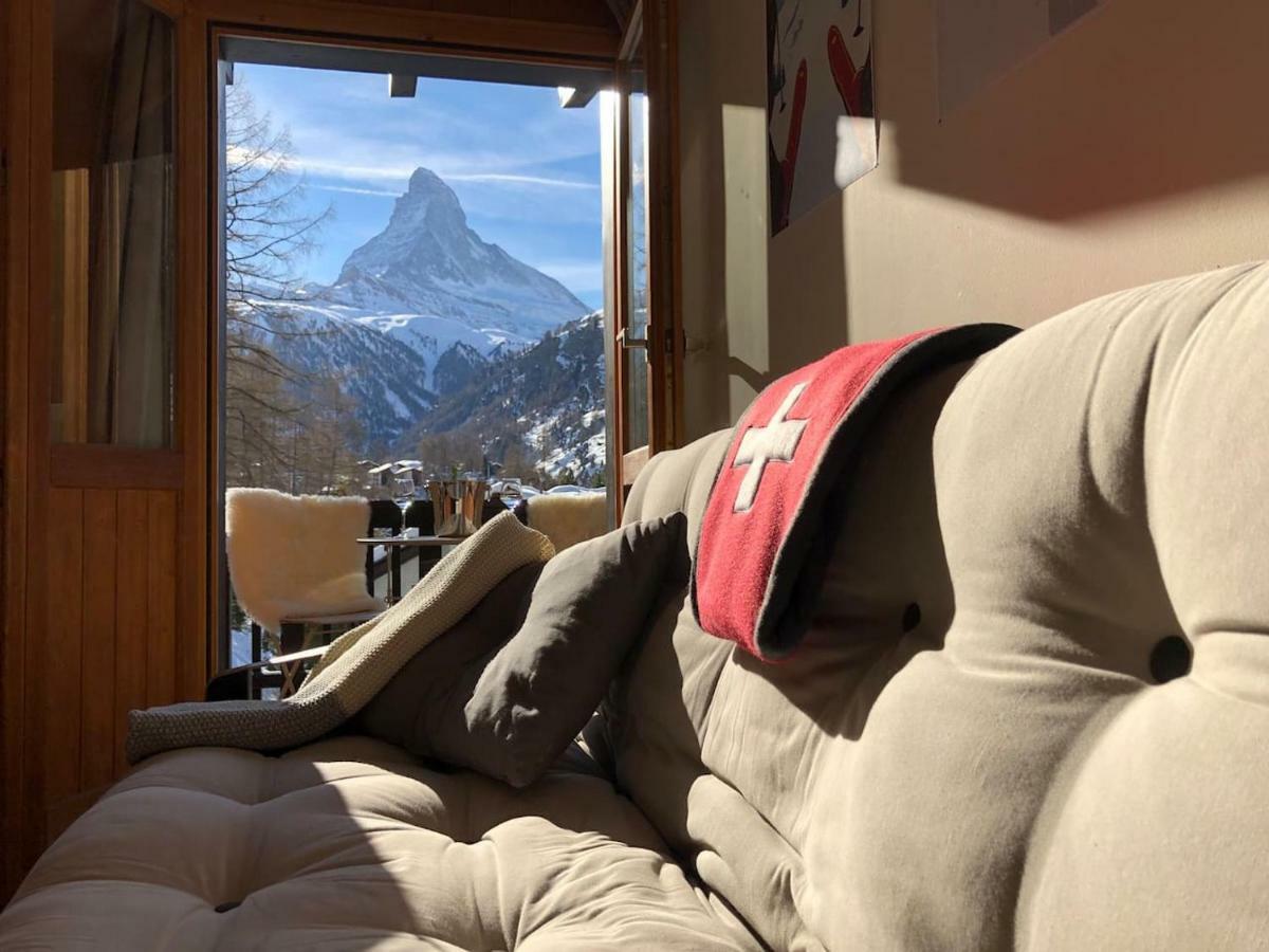 Apartment With Beautiful Views In Цермат Екстериор снимка